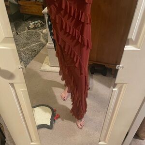 New Flowy Boho Ruffled Skirt or Tube dress With grip and buttery soft inside